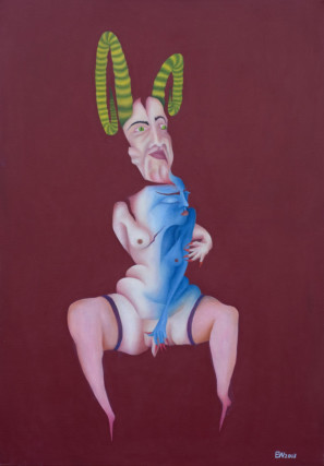 widder-ich, öl 70cm x 100cm